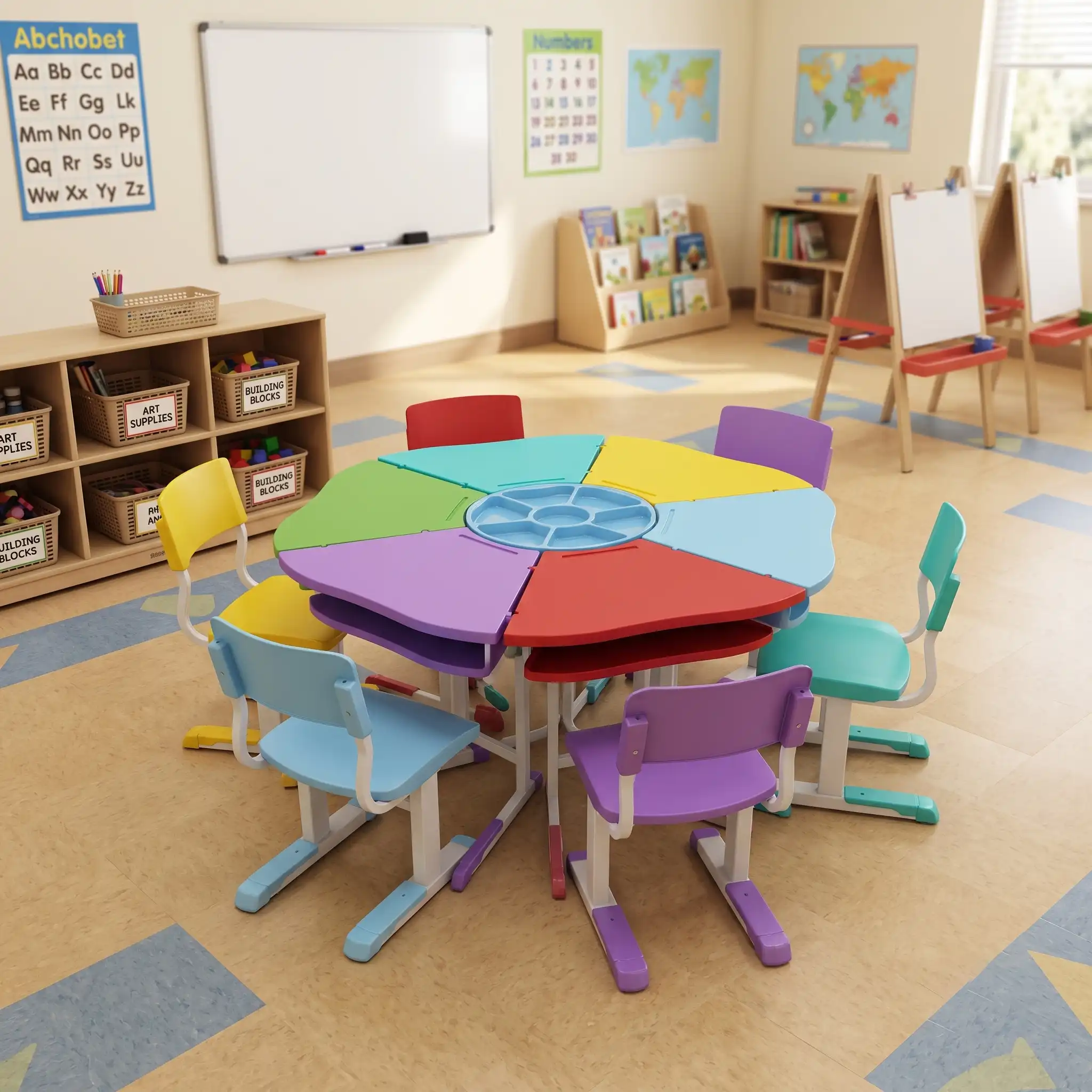 Cadeiras escolares Melo Plast em sala de aula